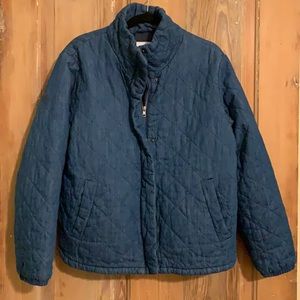 Old Navy Quilted Denim Jacket Size Large